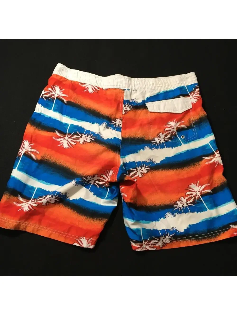 Joe Boxer Board Shorts Swim Trunks Mens Large palms tropical Lined - Picture 14 of 15